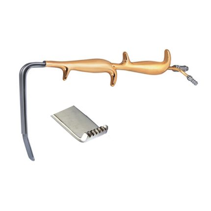 tebbetts fiber optic retractor double handle with smooth end supplier
